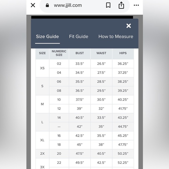 J Jill Petite Swing Dress Scoop Neck 3/4 Sleeves Wearever Women’s Plus xLP - Picture 9 of 11